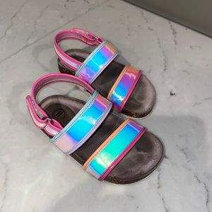 Toddler girl size 7C sandals